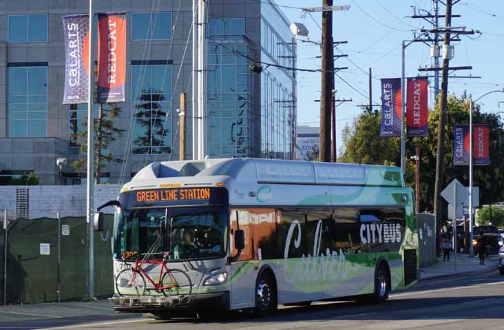 Culver City New Flyer Xcelsior XN40 7117 rapid